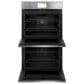 Cafe 30" Smart Built-In Convection Double Wall Oven in Glass Stainless Steel, , large