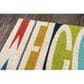 Novogratz Aloha Welcome ALO-3 1"6" x 2"6" Multicolor Door Mat, , large