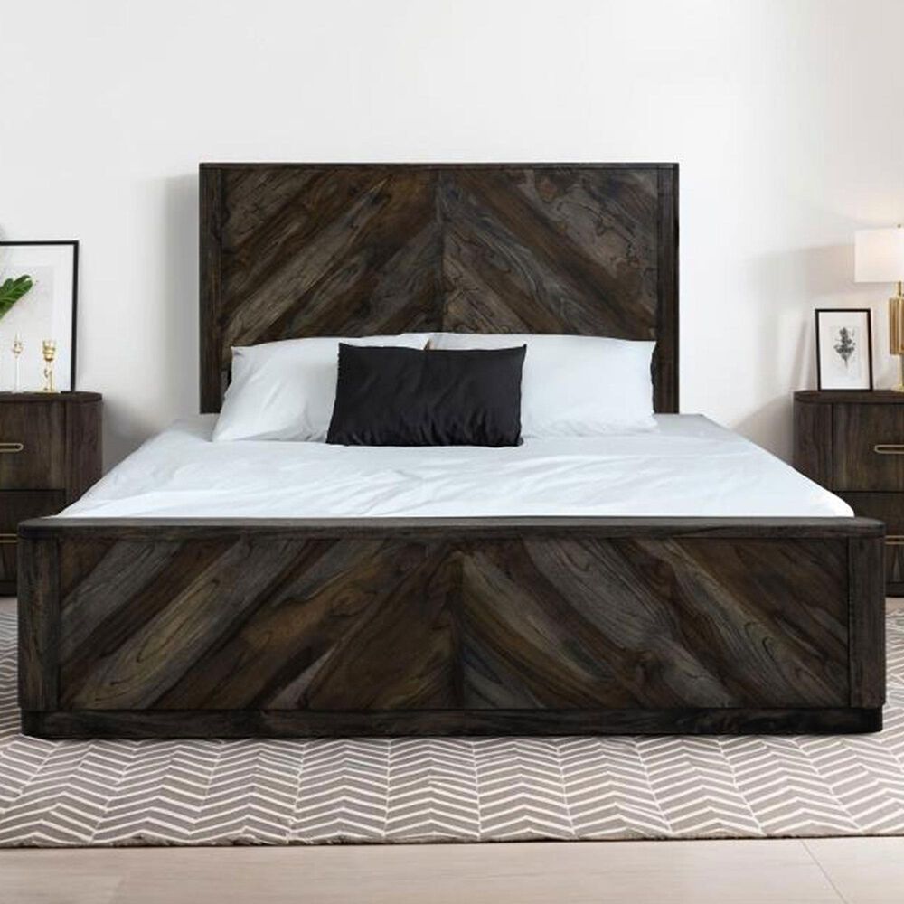 Fallridge Balam Queen Platform Bed in Black, , large