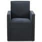 Interlochen Arm Chair with Casters in Selene Indigo, , large