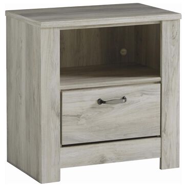 Signature Design by Ashley Bellaby 1 Drawer Nightstand in Whitewash, , large