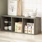 HOMLUX 3-Tier Open Shelf Bookcase in French Oak, , large