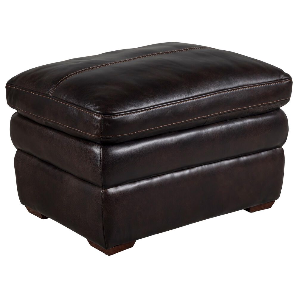 Bordeaux &amp; Co LEATHER LOVESEAT, , large