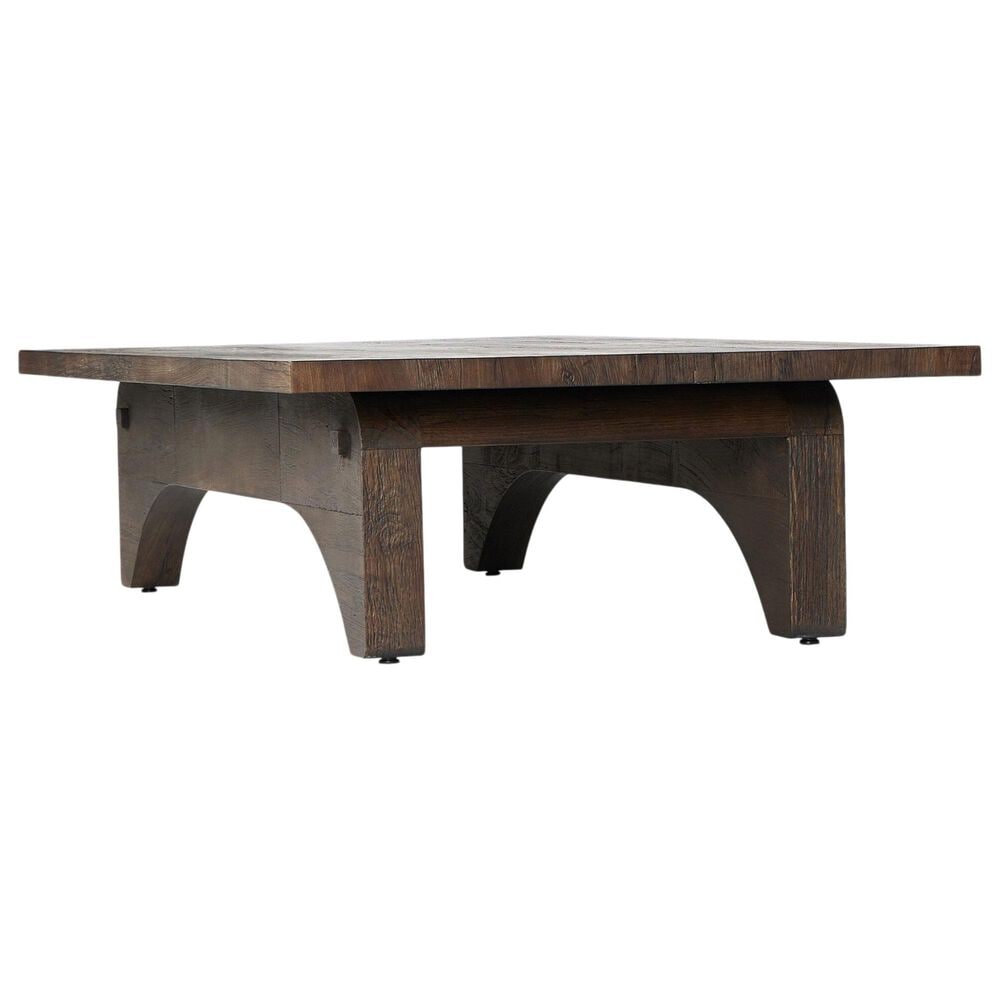 Four Hands Wesson Winchester Coffee Table in Smoked Alder, , large