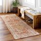 Surya Aspendos 2"7" x 7"3" Burgandy, Rust, Dusty Pink, Denim, Taupe, Gray, Wheat, Black and Cream Runner, , large