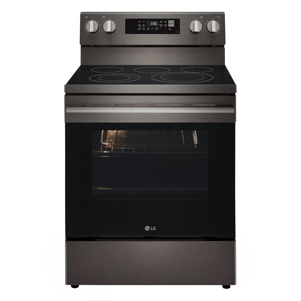 LG 6.3 Cu. Ft. Freestanding Electric Range in Black Stainless Steel, , large