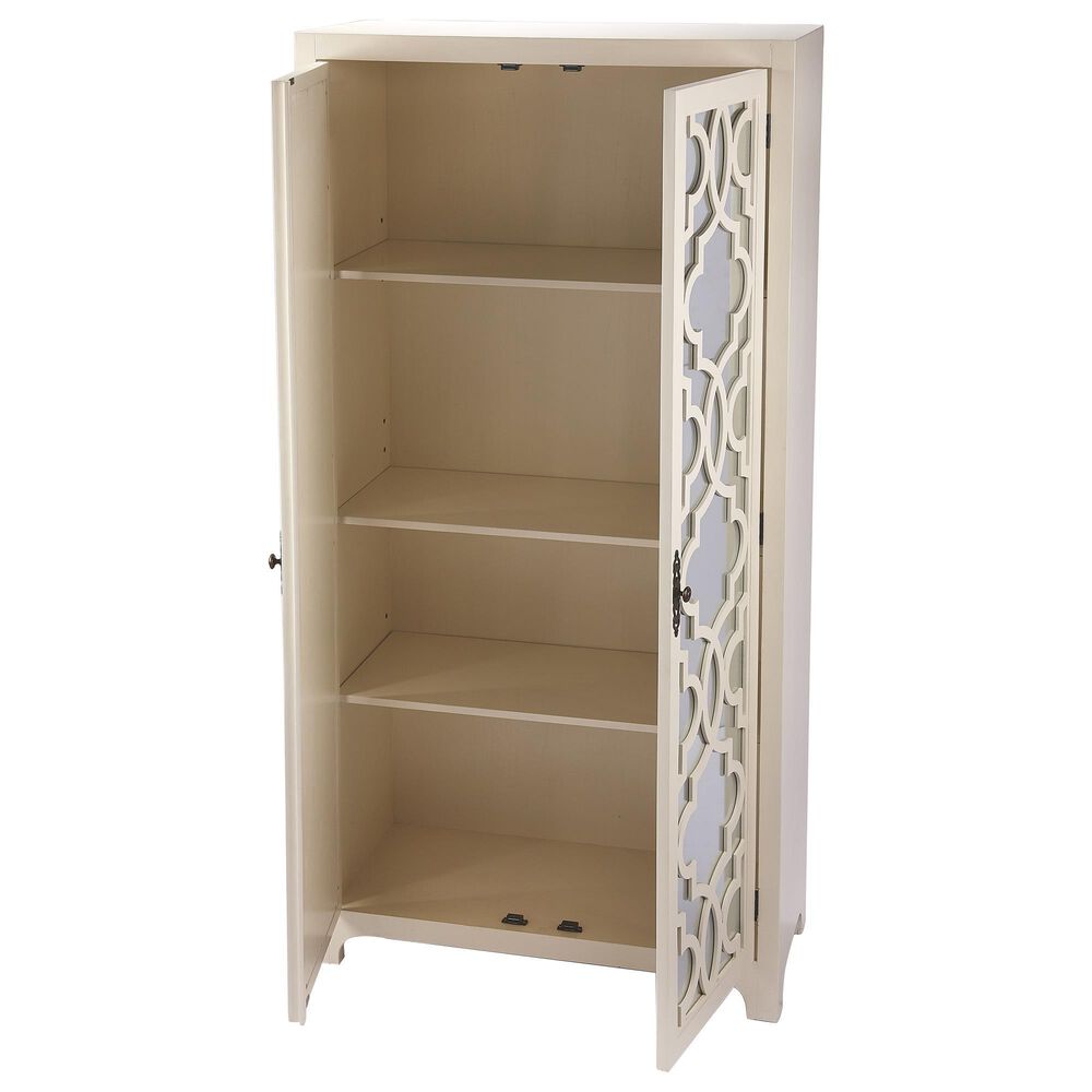 Butler Morjanna Tall Cabinet in White, , large