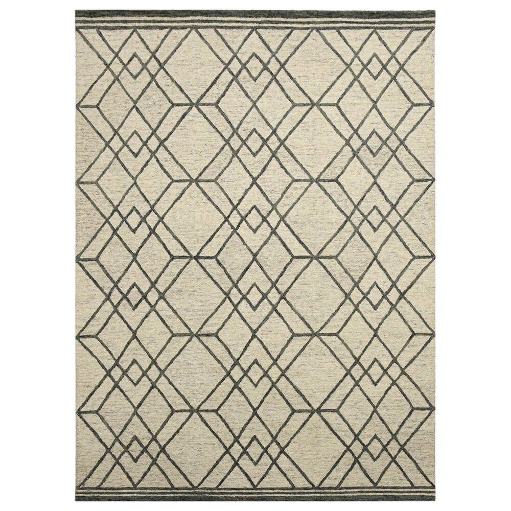 Amer Rugs Vista 9" x 13" Ivory Area Rug, , large