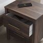 Ashley Calverson 2-Drawer Nightstand in Mocha, , large