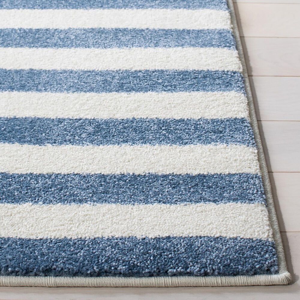 Safavieh Carousel CRK126 2&#39; x 8&#39; Ivory and Blue Kids Runner, , large