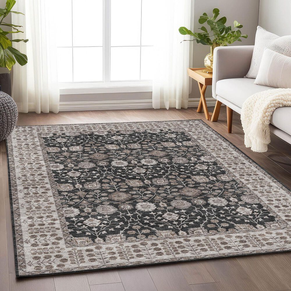 Dalyn Rug Company Hatay HY8 5&#39; x 7&#39;6&quot; Black Area Rug, , large