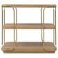 Hooker Furniture Banyon Bay Two-Tier End Table in Desert Oak and Brushed Brass, , large