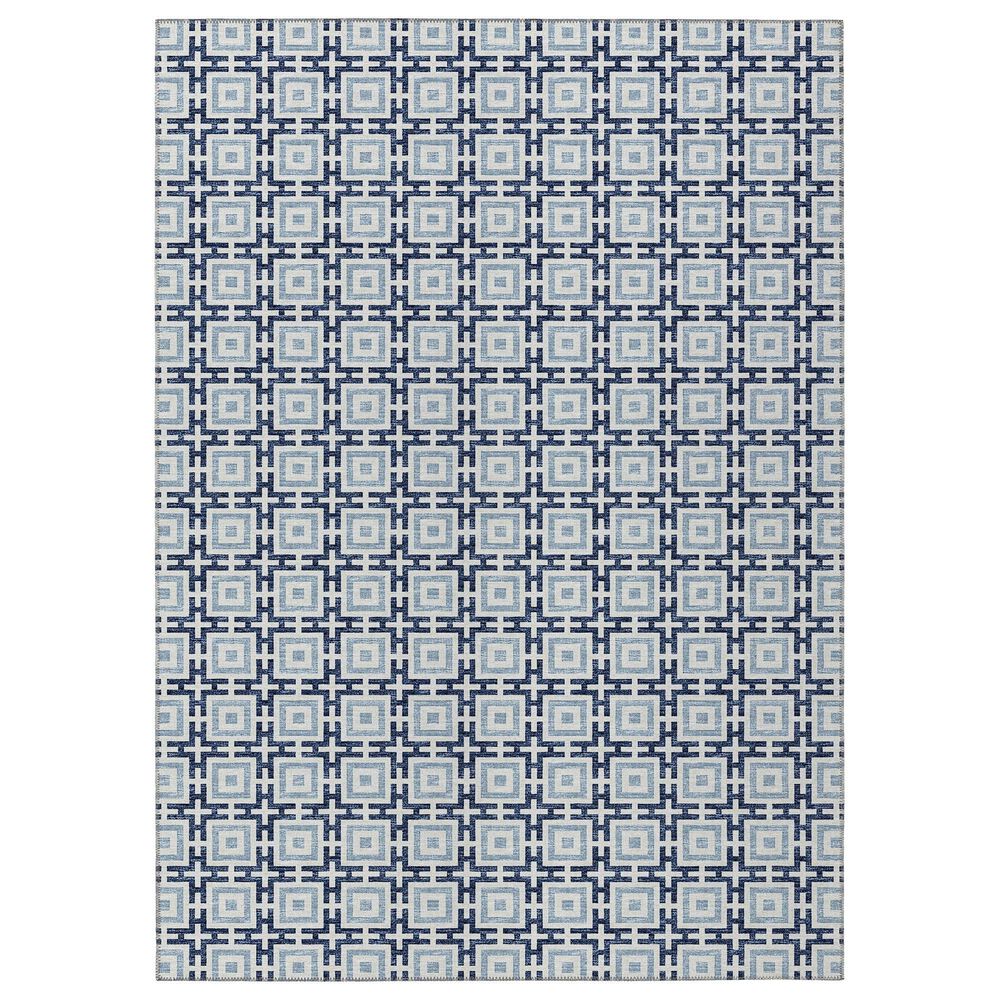 Dalyn Rug Company Marlo 3" x 5" Navy Indoor/Outdoor Area Rug, , large