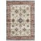 Central Oriental Rugease Raquel 5" x 7" Red and Beige Area Rug, , large