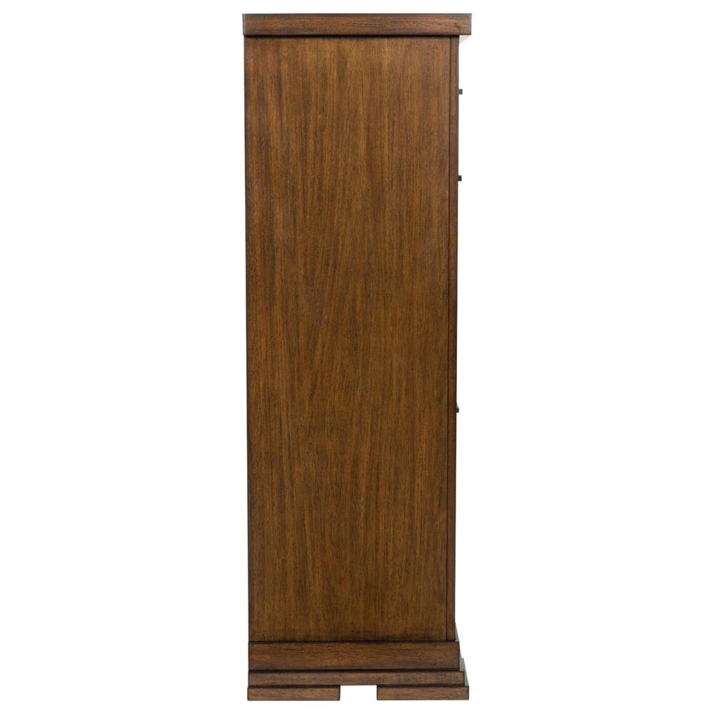 Ashley Taffenbrook 5-Drawer Chest in Medium Brown, , large