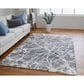 Feizy Mynka 4" x 6" Gray and Beige Area Rug, , large