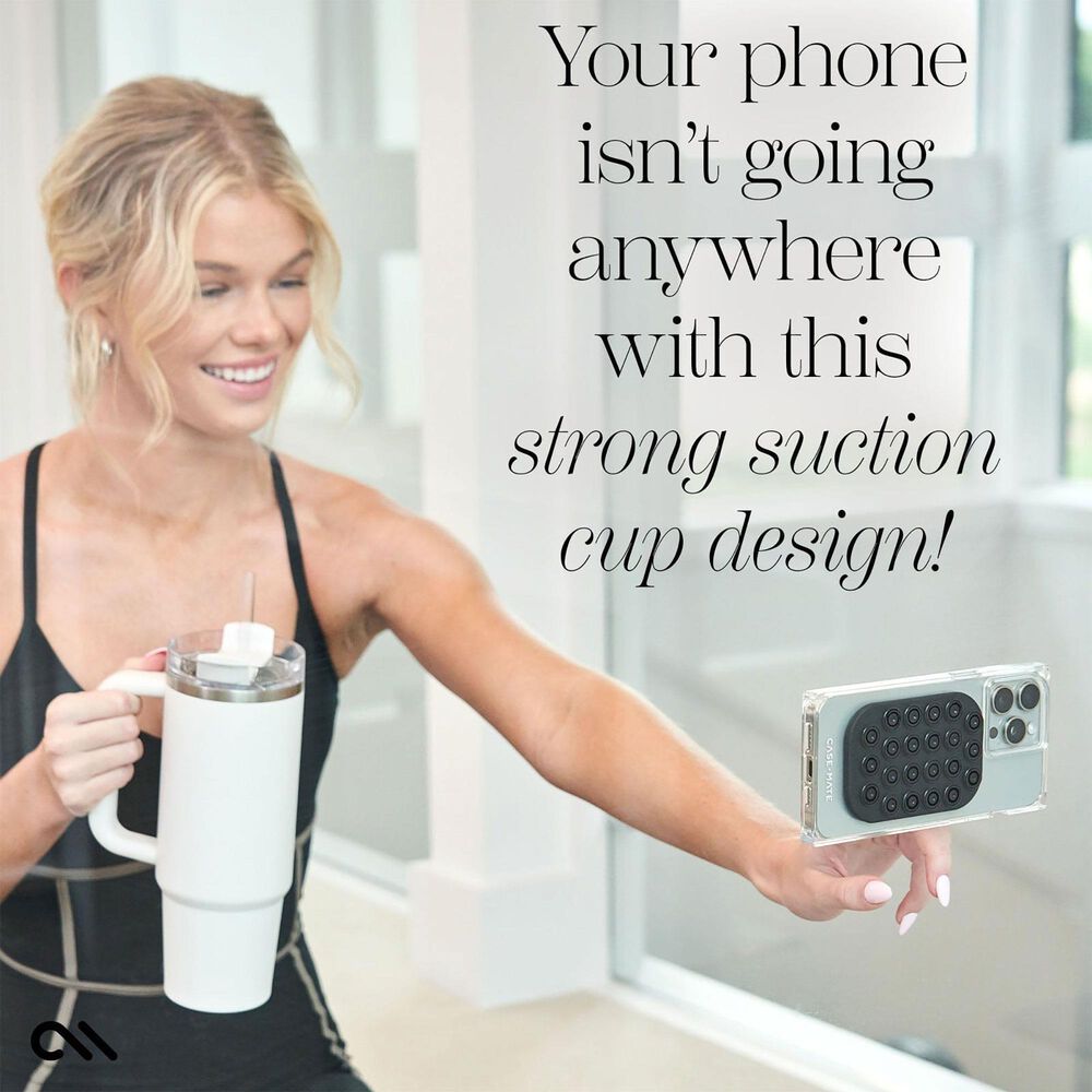 Case-Mate Stick It! MagSafe Suction Phone Mount in Midnight Black, , large