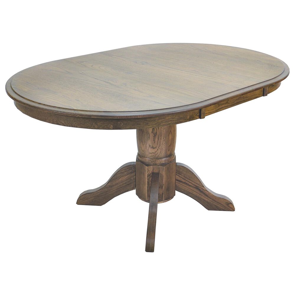 Hawthorne Furniture Colonial Dining Table and Chairs in Weathered Chestnut, , large