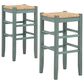 Ashley Mirimyn Bar Stool Set of 2 in Teal, , large