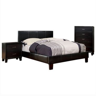 Furniture of America Tucker 3-Piece Queen Bedroom Set in Espresso, , large