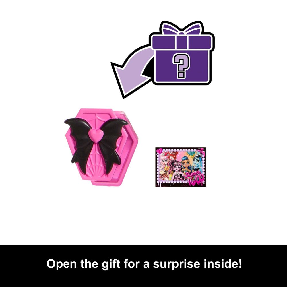 Monster High Draculaura Scary Sweet Birthday Doll in Pink, , large