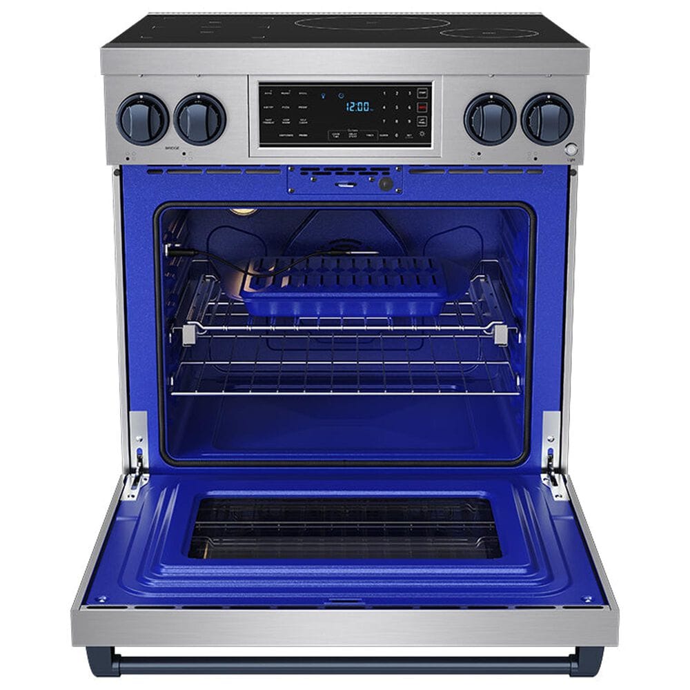 Thor Kitchen Gordon Ramsay 4.8 Cu. Ft. Professional Induction Range with Blue Handle Kit in Stainless Steel, , large