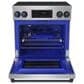 Thor Kitchen Gordon Ramsay 4.8 Cu. Ft. Professional Induction Range with Blue Handle Kit in Stainless Steel, , large