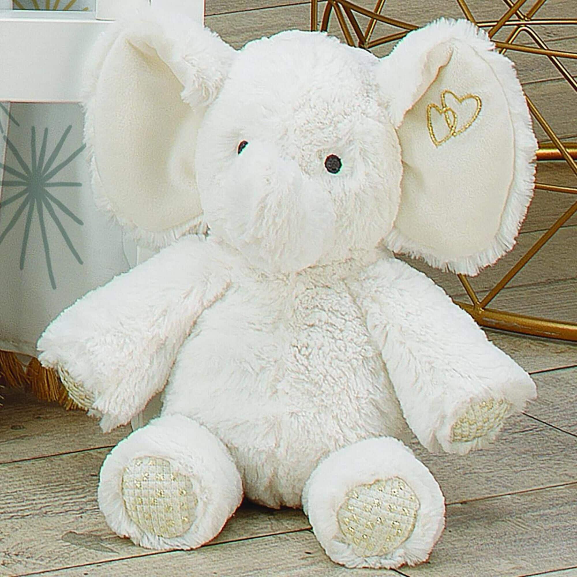 Large plush elephant on sale