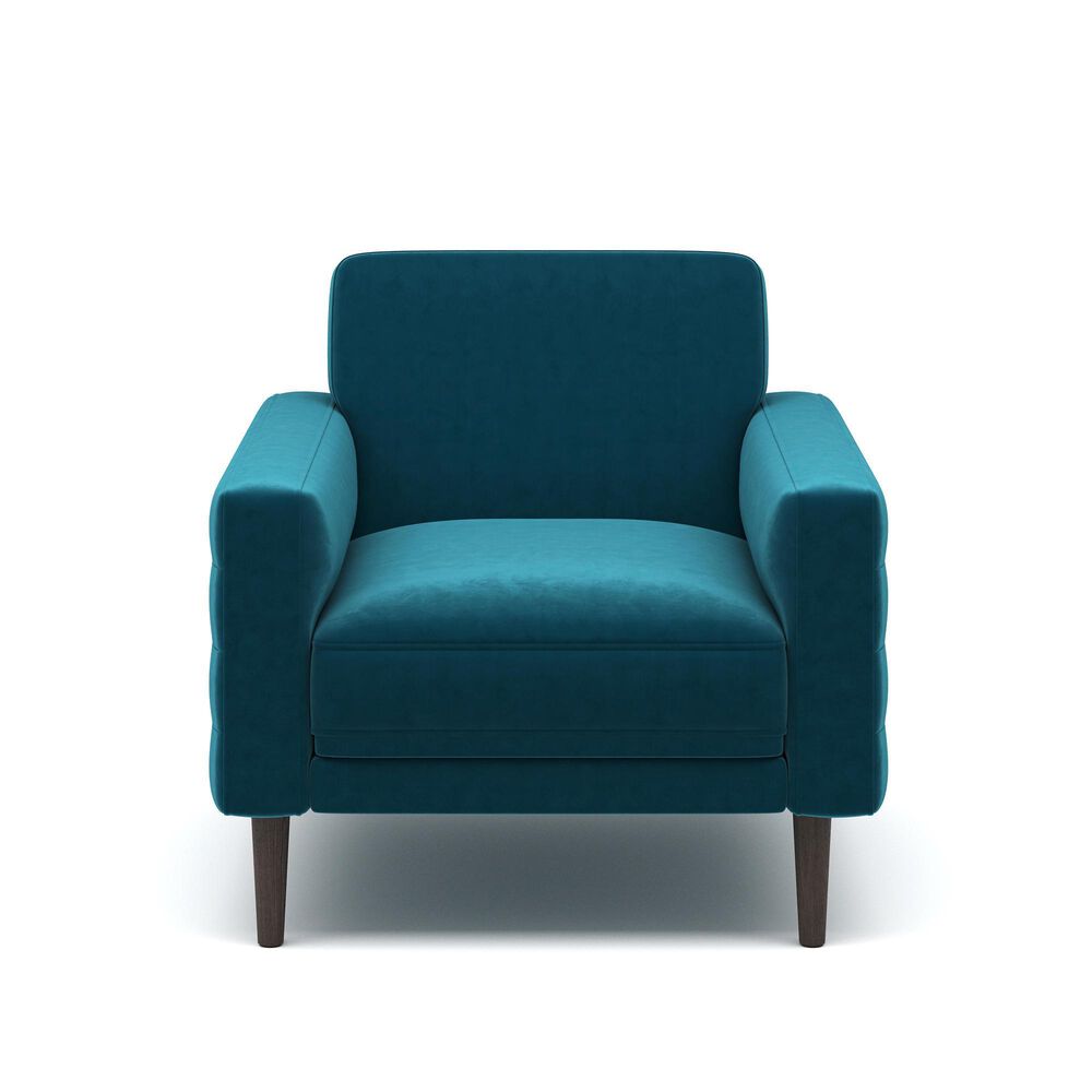 37B Chair in Teal Velvet, , large
