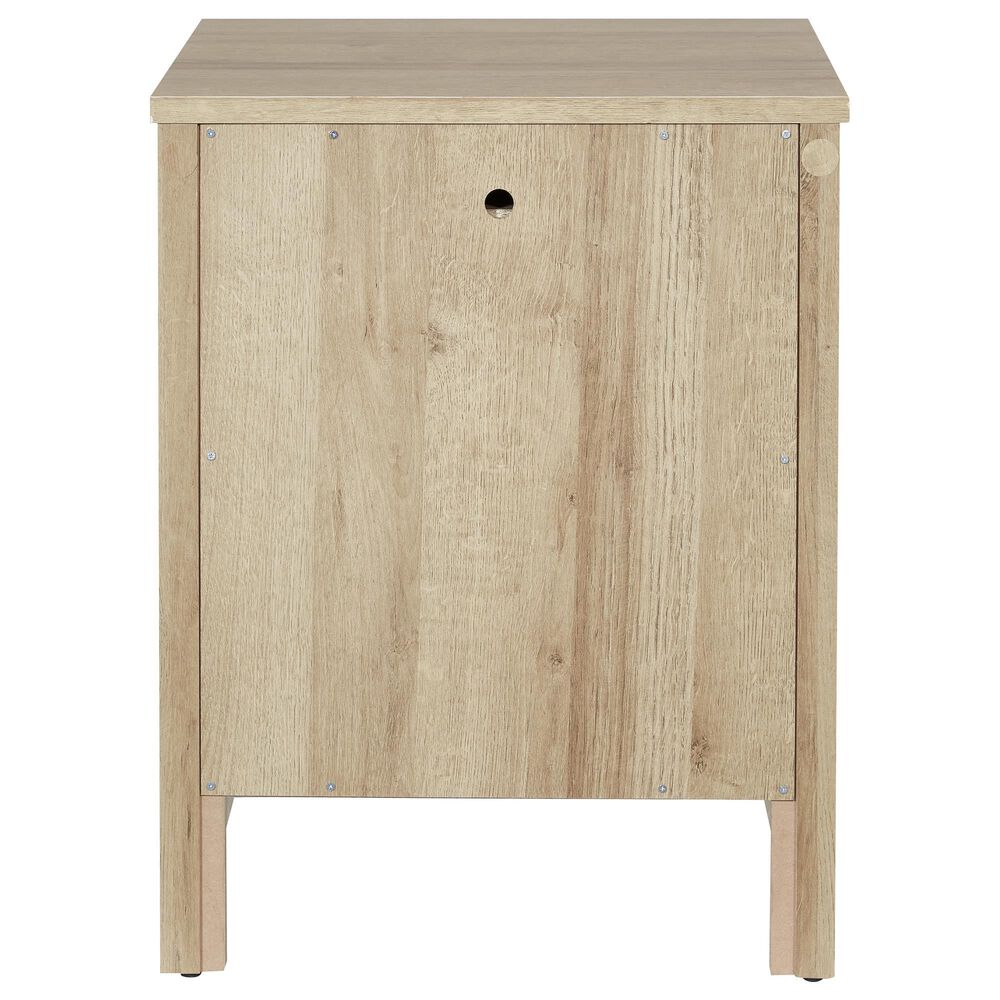 Valor Living Stonebrook 1-Drawer Nightstand with 2 USB Ports in Canyon Oak, , large