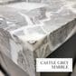 Lexora Home Zilara 55" Double Bathroom Vanity in Black and Grey with 11 cm Castle Grey Marble Top and Rectangular Sinks, , large