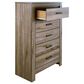 Ashley Zelen 5-Piece King Bedroom Set in Warm Gray, , large