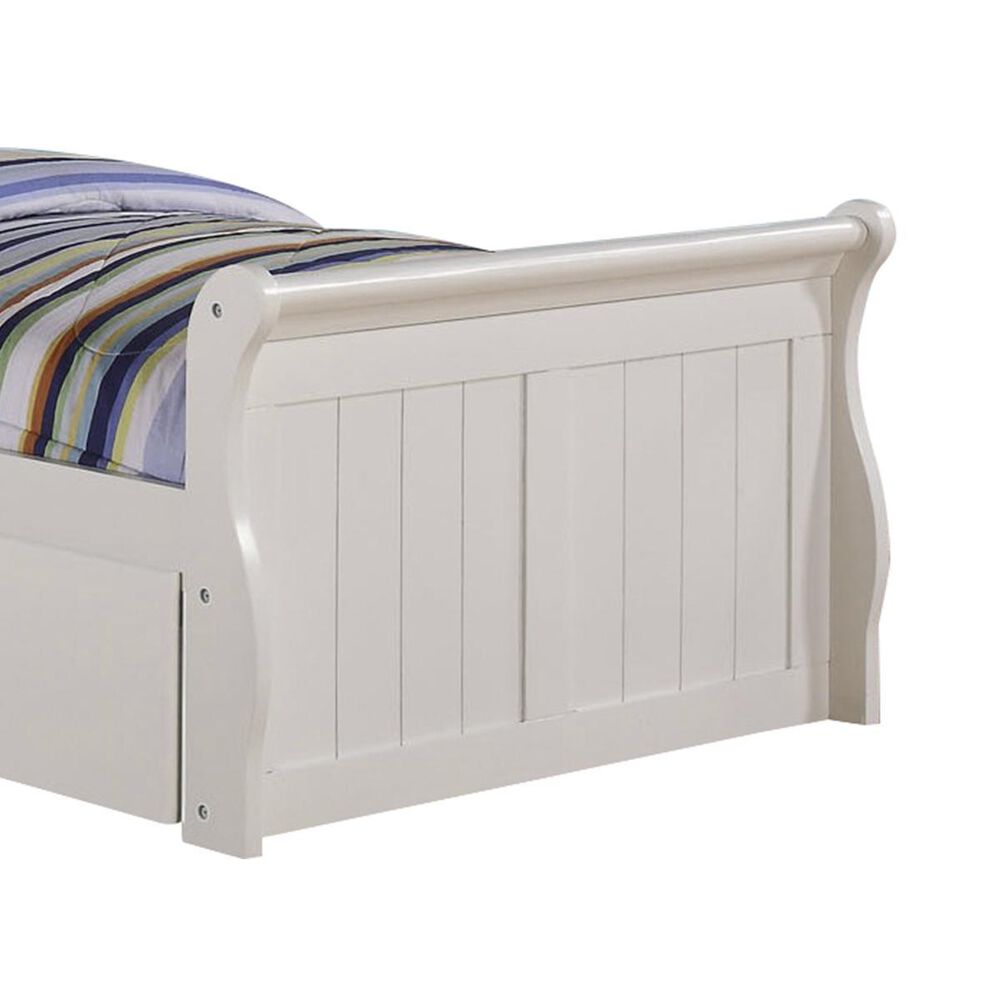 Forest Grove Full Sleigh Bed in White, , large