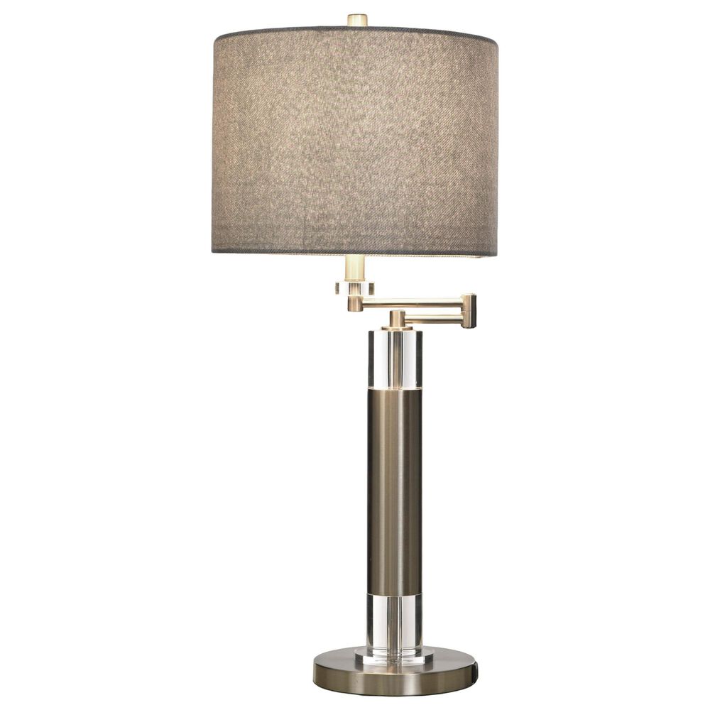 Stylecraft Lamps Table Lamp in Brushed Steel, , large