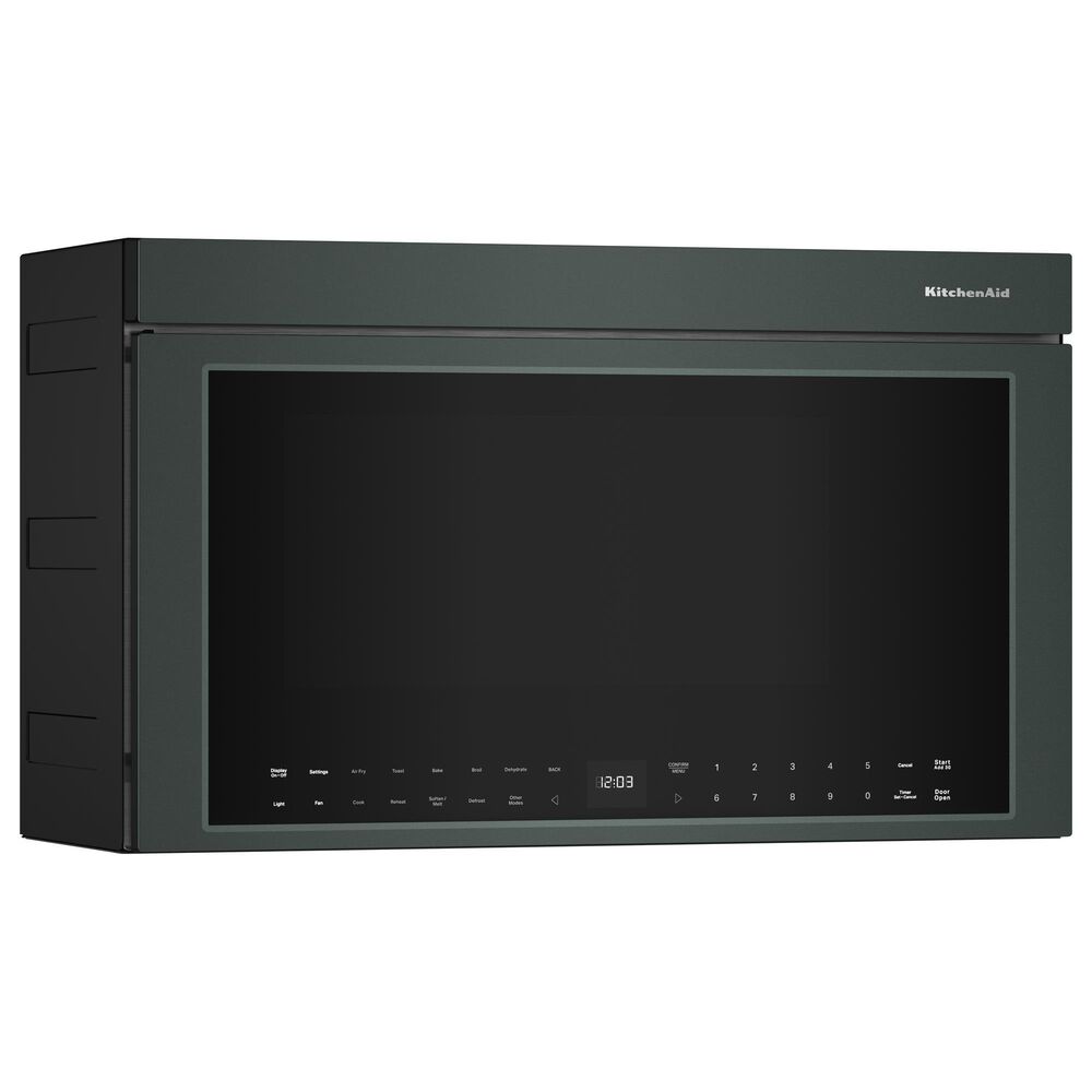 KitchenAid 2-Piece Kitchen Package with 30" Slide-In Smart Gas Range and 30" Over-the-Range Microwave Oven in Juniper, , large