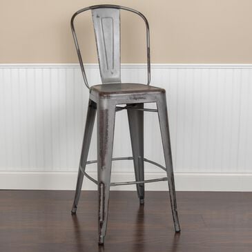 Flash Furniture 30" Barstool in Gray, , large