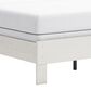 Ashley Linnocreek Queen Panel Bed in White and Warm Brown, , large