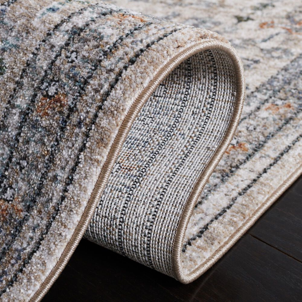 Safavieh Jasmine JSM333 2&#39;2&quot; x 9&#39; Grey and Blue Runner, , large