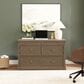 Richlands Furniture Soren Wood Twin 2 Door Desk Dream Console with Mattress and Cover in Light Oak, , large