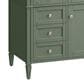 James Martin Vanities Brittany 48" Single Bathroom Vanity in Smokey Celadon with 3 cm Eternal Jasmine Pearl Silestone Top, Rectangular Sink and FreePower Wireless Charger, , large