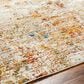 Surya Mona Lisa Abstract 10" x 14" Tan, Mustard, Olive, Sage, Brick Red, Dark Blue and Burgundy Area Rug, , large