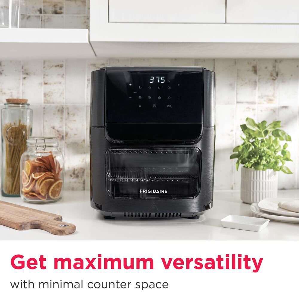 Frigidaire 12.6 Qt. 5-in-1 Air Fryer Combo Oven in Black, , large