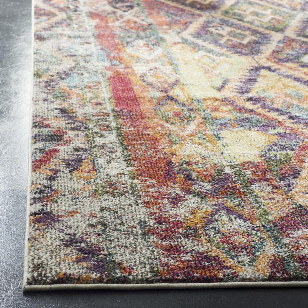 Safavieh Monaco MNC264V 5&#39;1&quot; x 7&#39;7&quot; Purple and Orange Area Rug, , large
