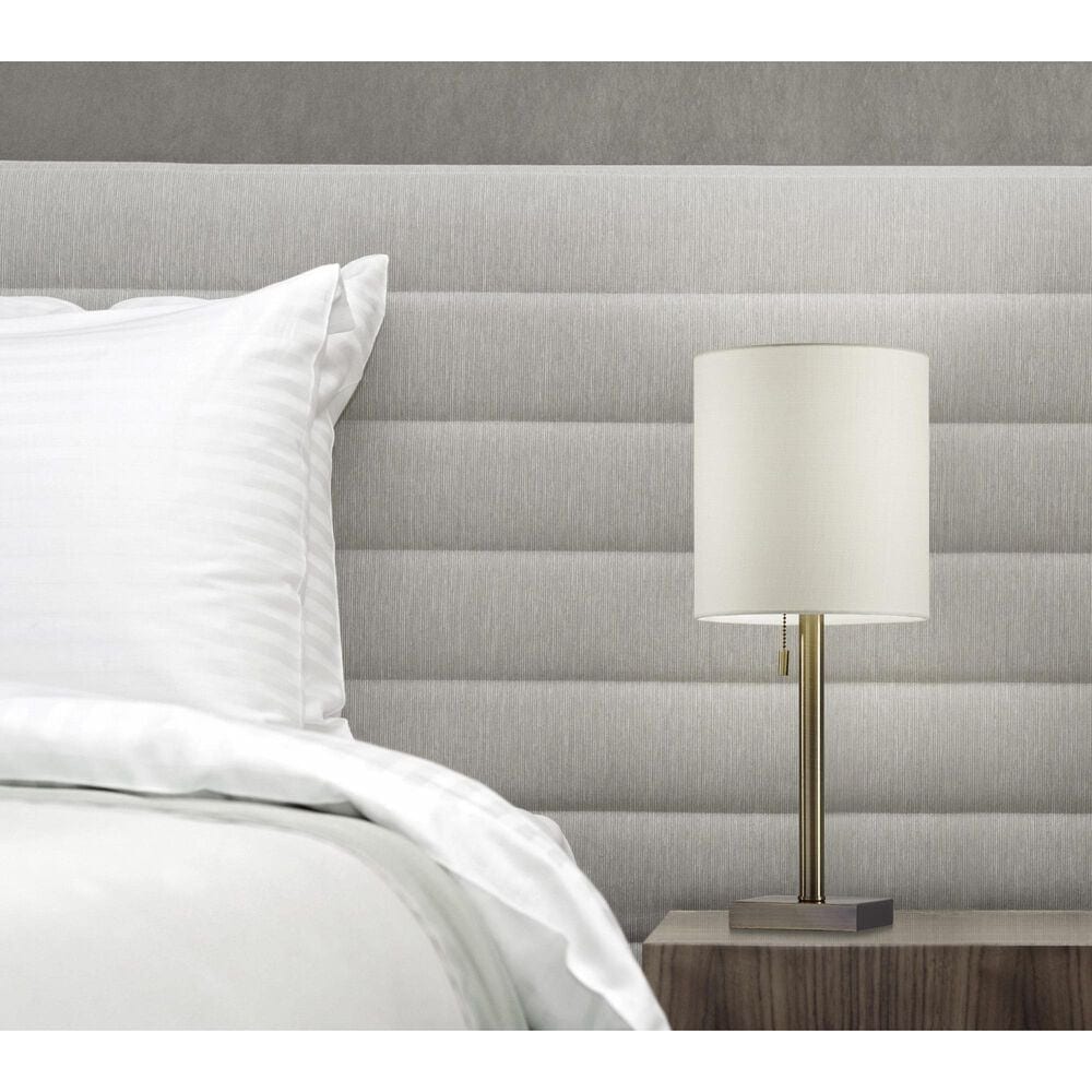 Adesso Liam Table Lamp in Antique Brass, , large