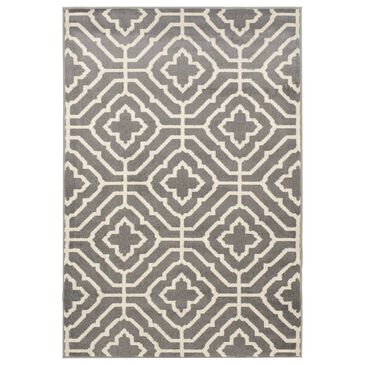 Central Oriental Trisha Yearwood Renew 5" x 7"3" Stone and Snow Area Rug, , large