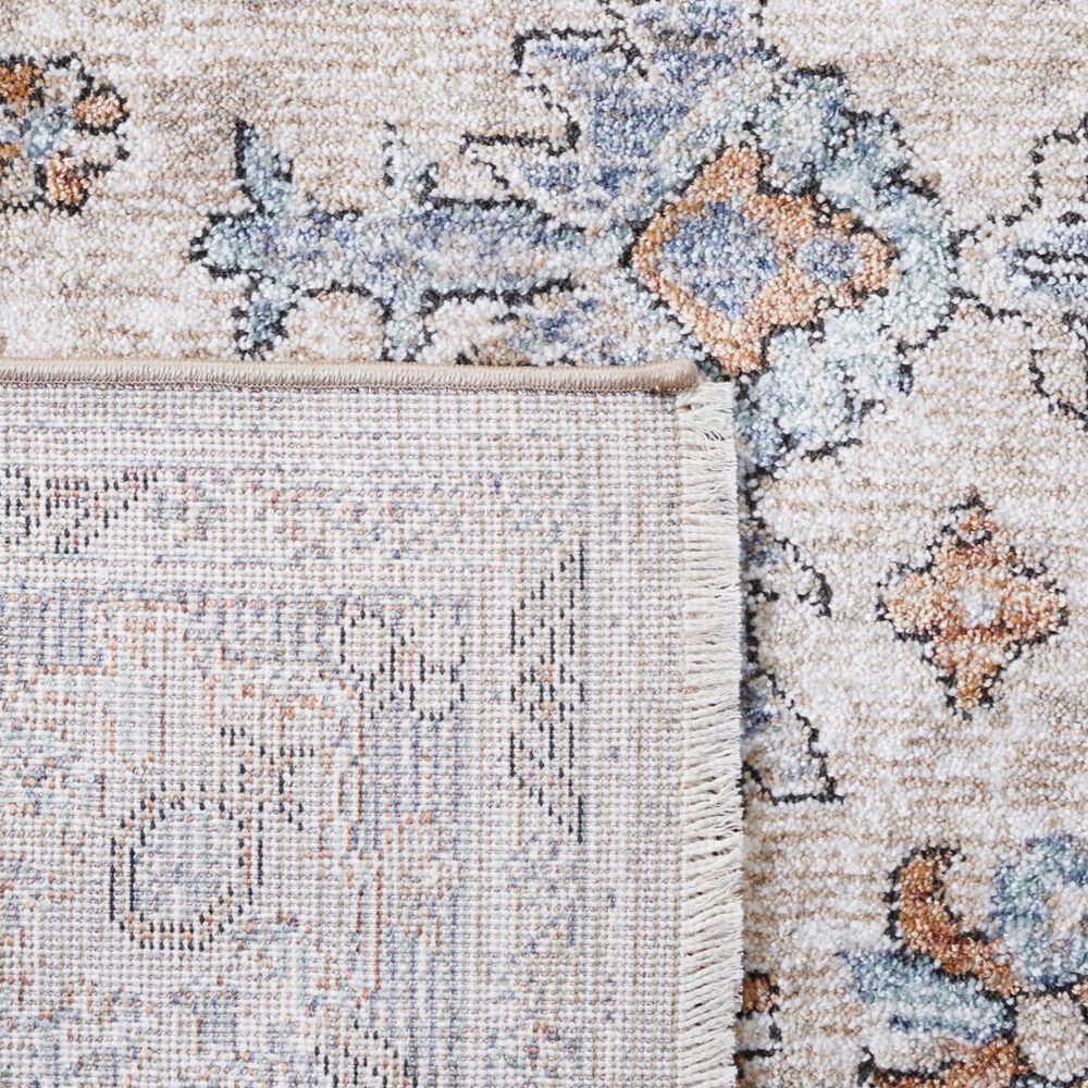 Safavieh Jasmine JSM343A 4&#39;5&quot; x 6&#39;5&quot; Ivory and Blue Area Rug, , large