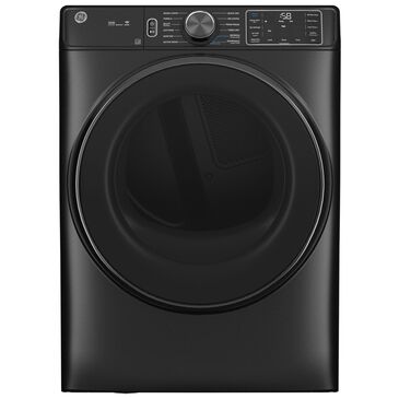 GE Appliances 7.8 Cu. Ft. Capacity Smart Front Load Gas Dryer with Steam and Sanitize Cycle in Carbon Graphite, , large