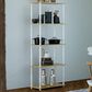 HOMLUX Turn-N-Tube 5-Tier Open Storage Bookshelf in Beech and White, , large