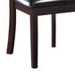 New Heritage Gia Dining Side Chair with Ebony Faux Leather Cushion, , large