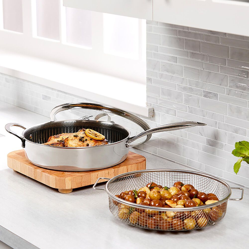 Power A Titan 10-Piece Cookware Set in Stanless Steel and Black, , large